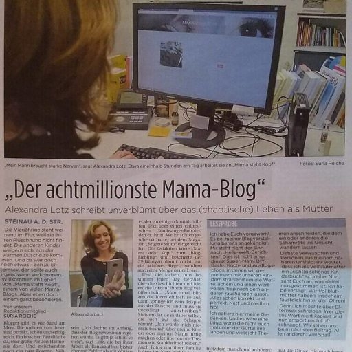 Mama Bloggt – Und Kommt In Die Zeitung