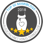 Auszeichnung Top 50 Mamiblogs 2018 von elterngeld.de