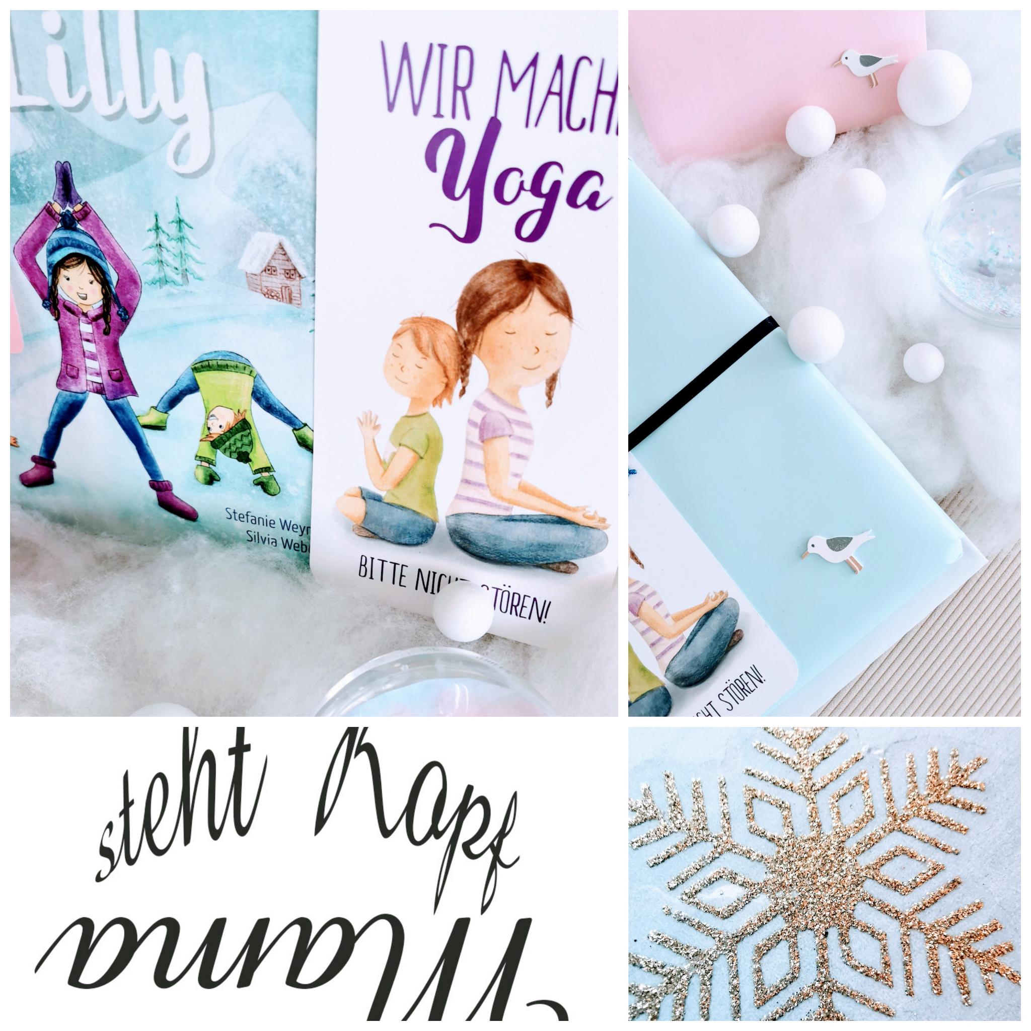 Wenn Backen und Basteln nicht mehr hilft: “Abenteuer im Schnee mit Yogamöwe Lilly” – Ein Mitmachbuch!